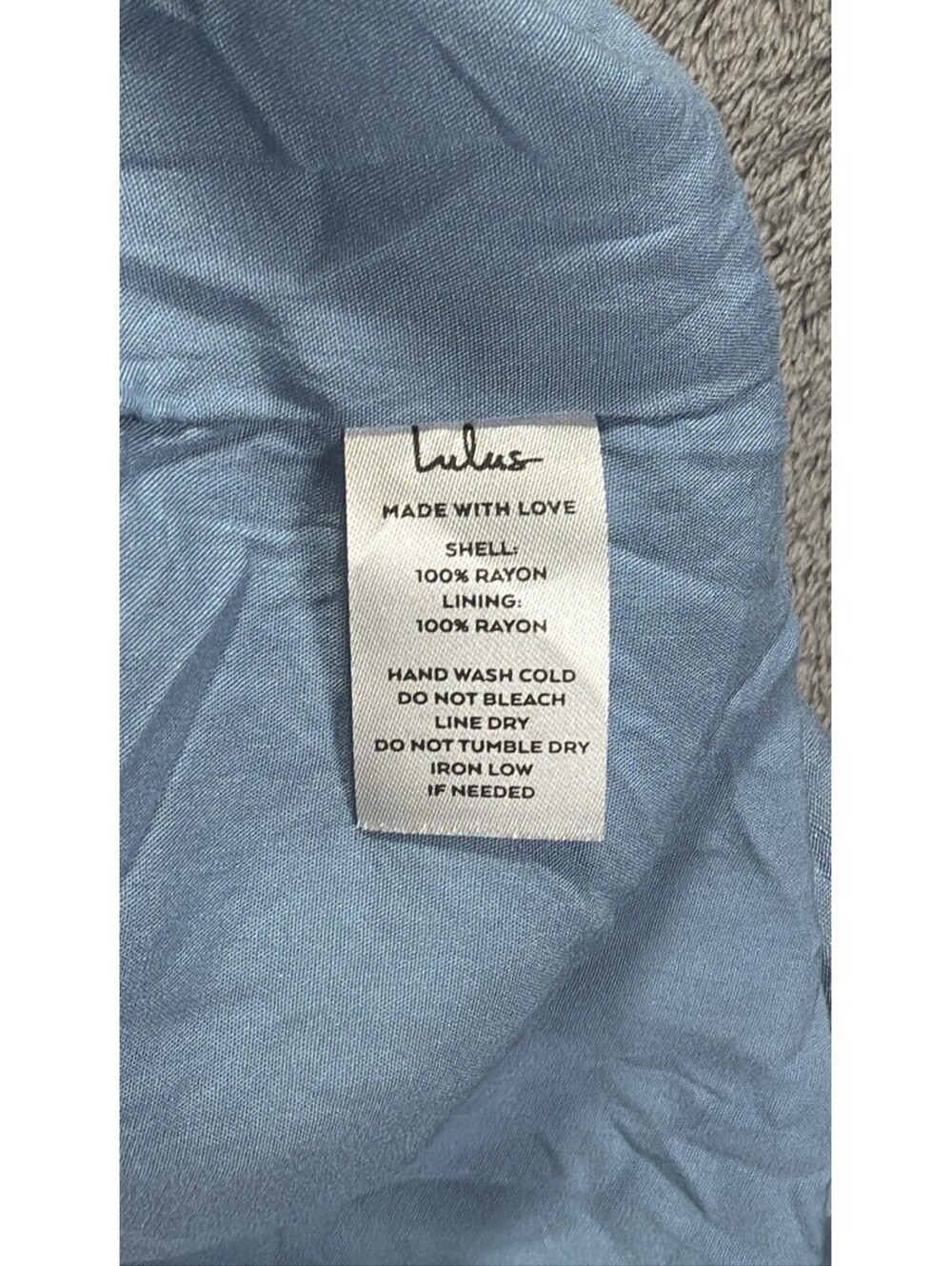 Lulus Blue Swiss Dot Tiered Mini Dress Sleeveless V-Neck Women Size XL - Picture 10 of 13